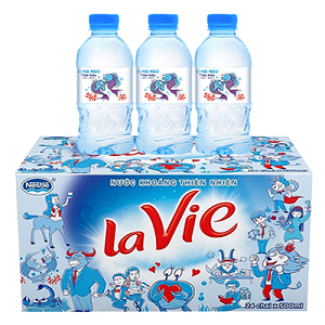 Nước khoáng Lavie 0.35 lít - 24 chai (thùng)